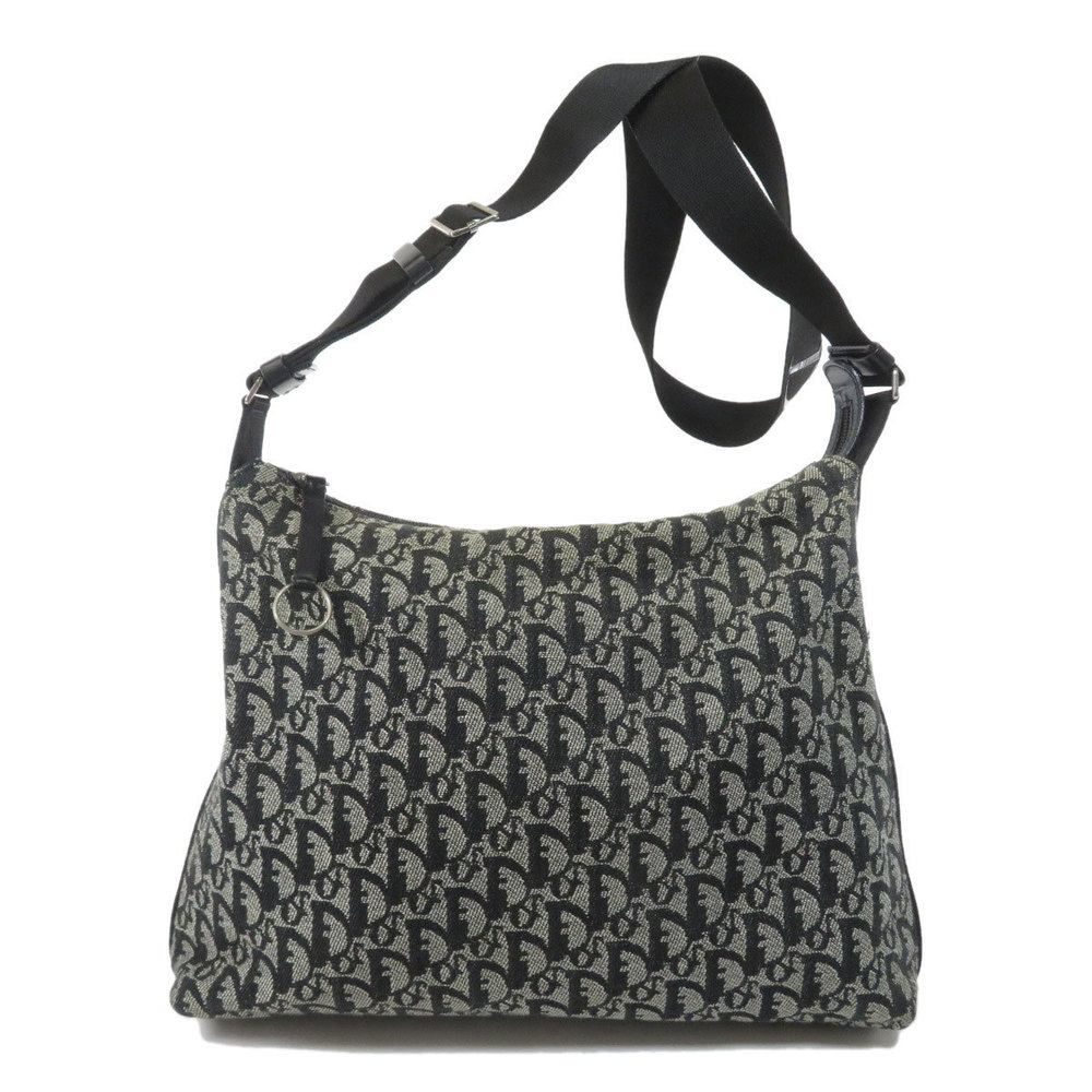 Christian Dior Trotter Pattern Shoulder Bag Canvas